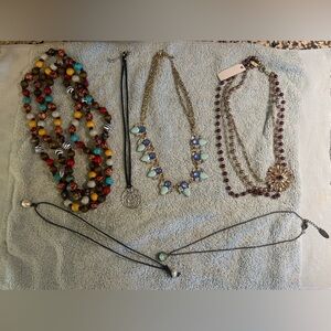 Elegant Multicolor Beaded Necklace Set